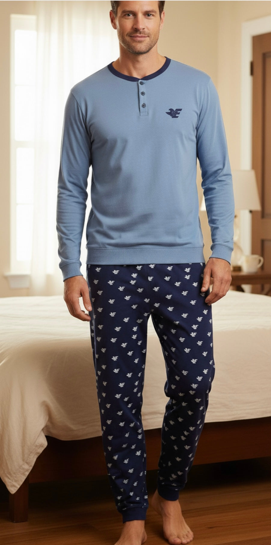 Pigiama uomo cotone Essendo 1103
