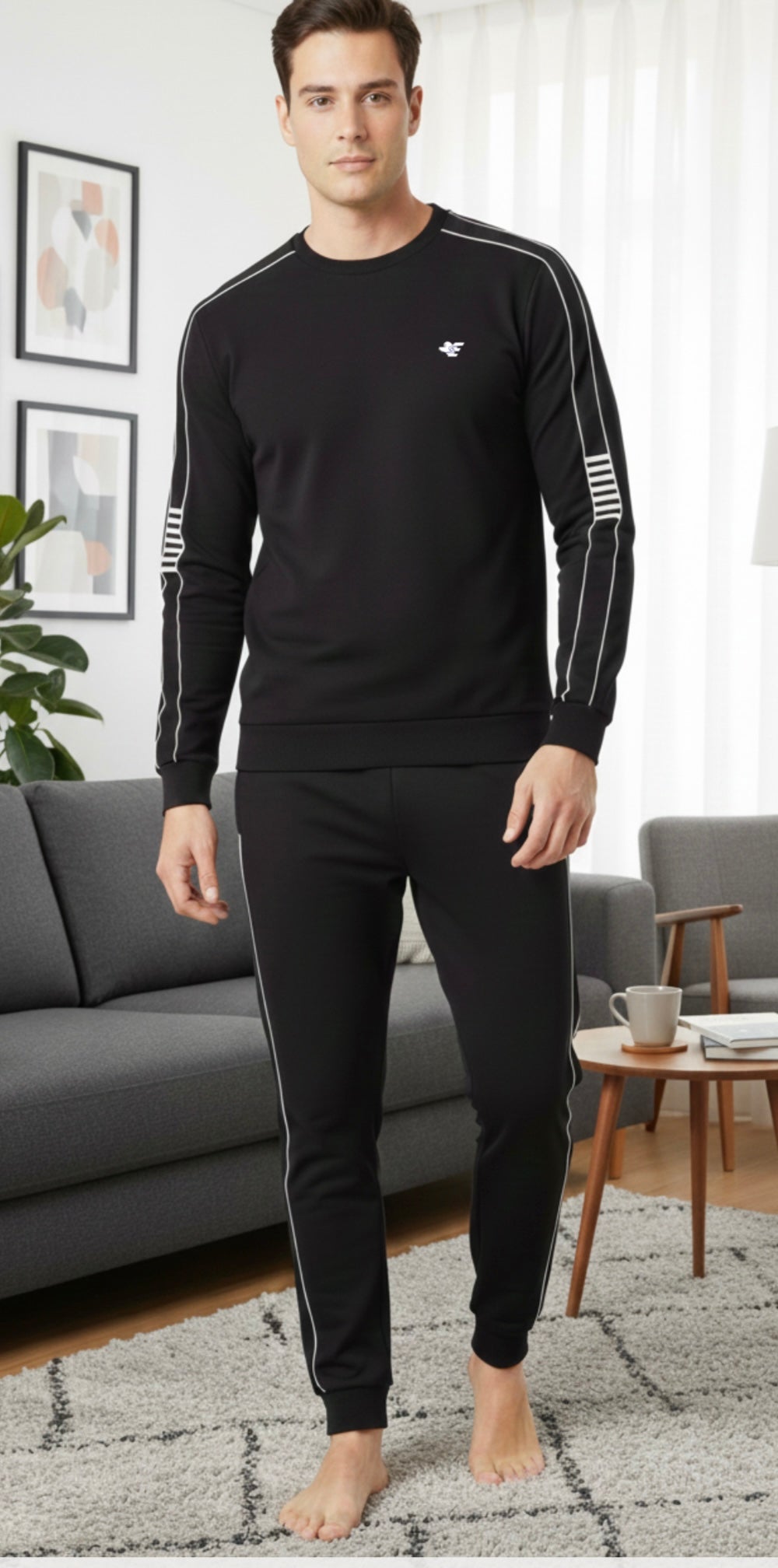 Pigiama uomo caldocotone ESSENDO 1003