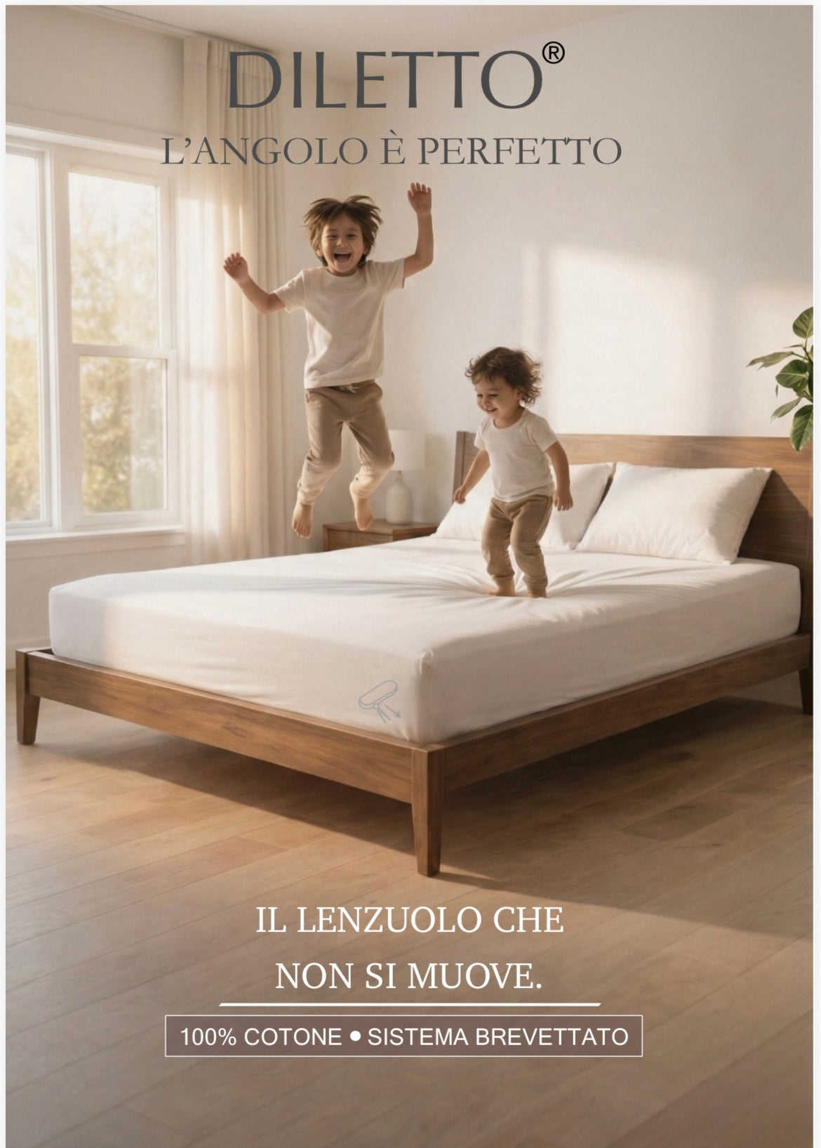 Lenzuola sotto Diletto (no federe)