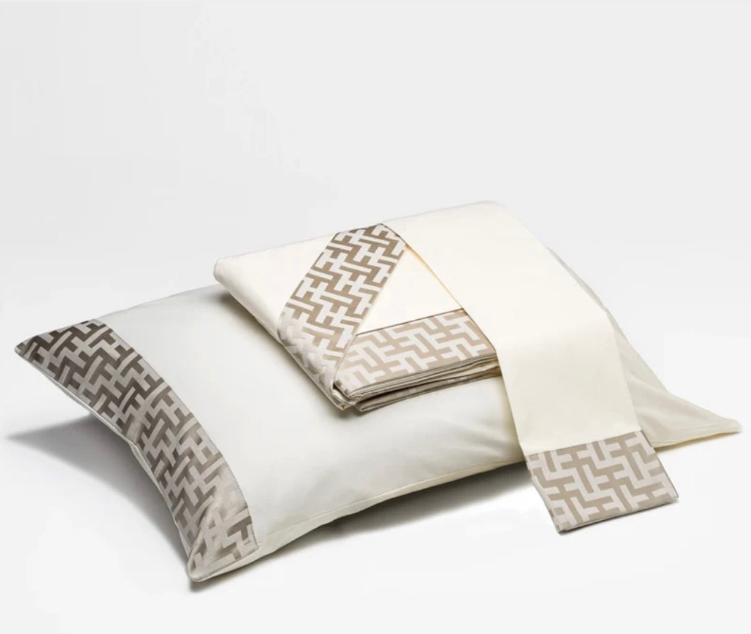 COMPLETO LENZUOLA CON BALZA TRENDY IN PURO COTONE - VIA ROMA 60