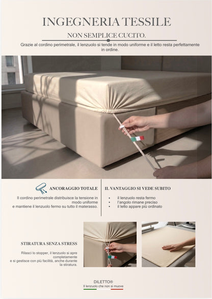Lenzuola sotto Diletto (no federe)
