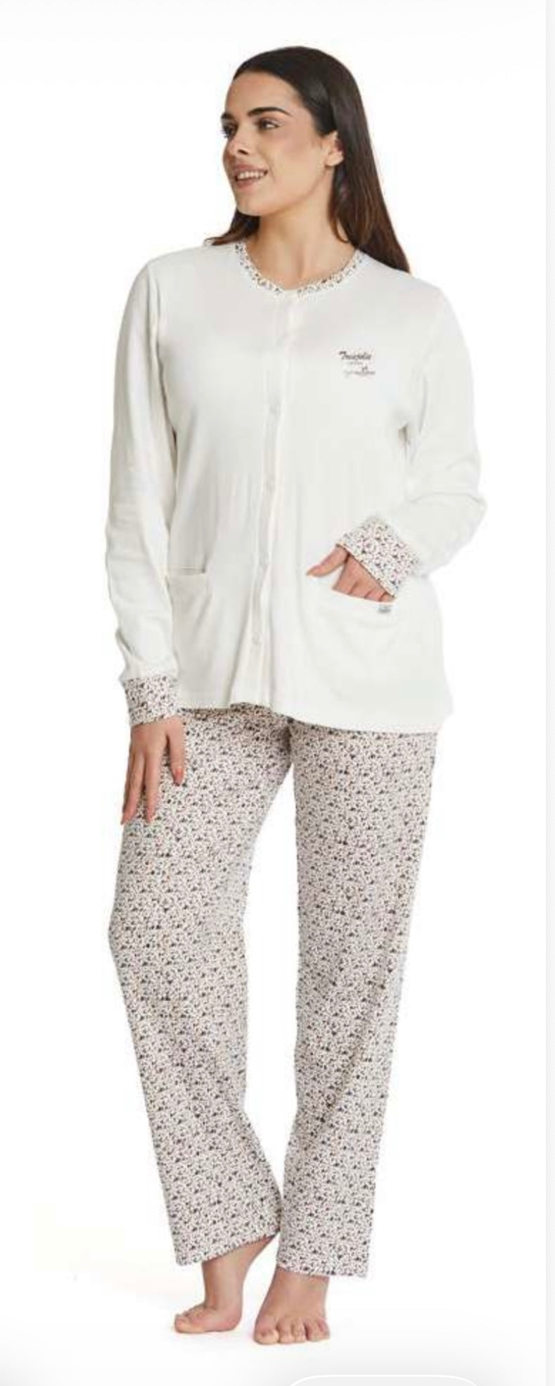 Pigiama donna caldocotone Nazareno Gabrielli D6073