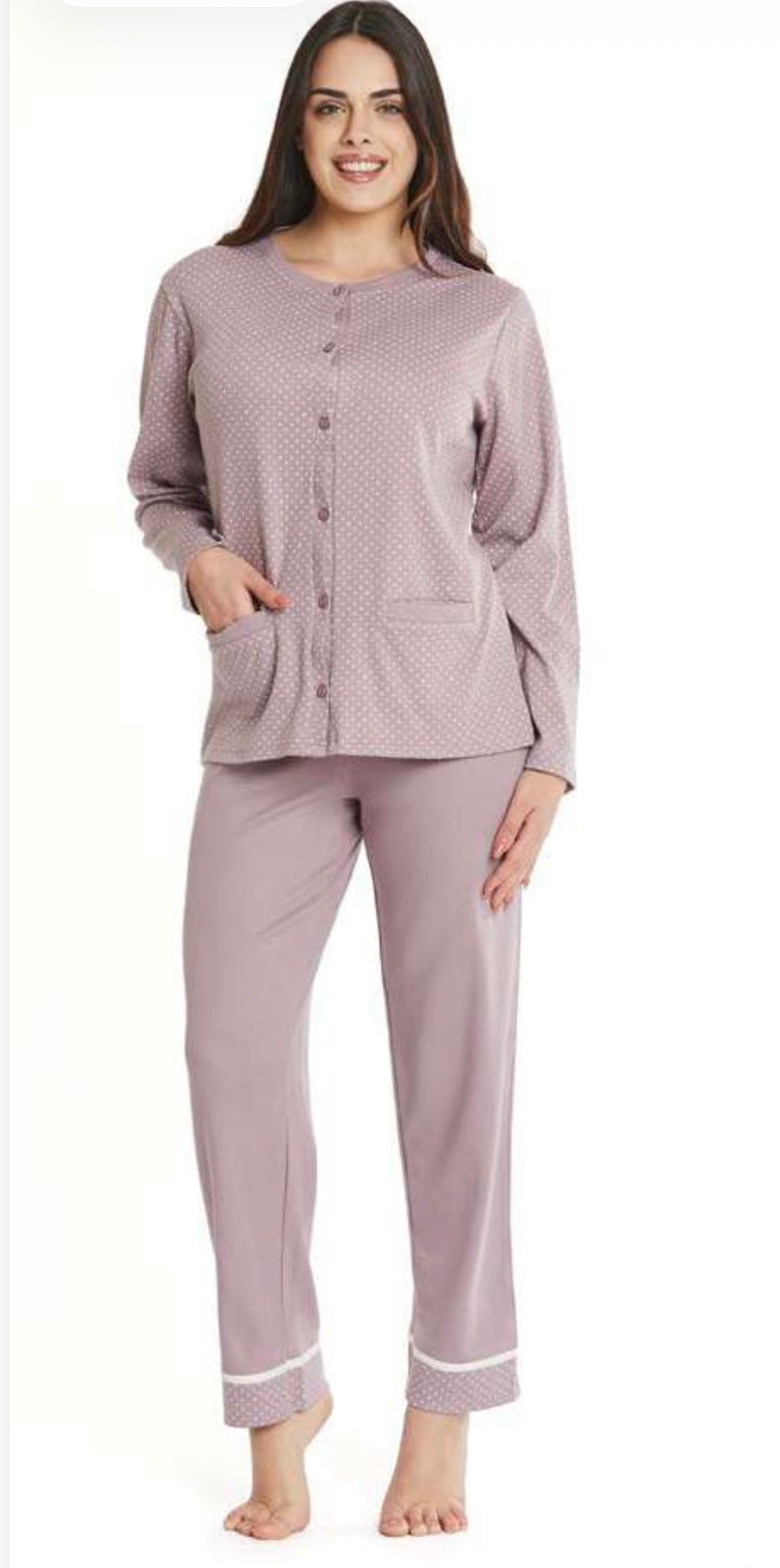 Pigiama donna caldocotone Nazareno Gabrielli D6075