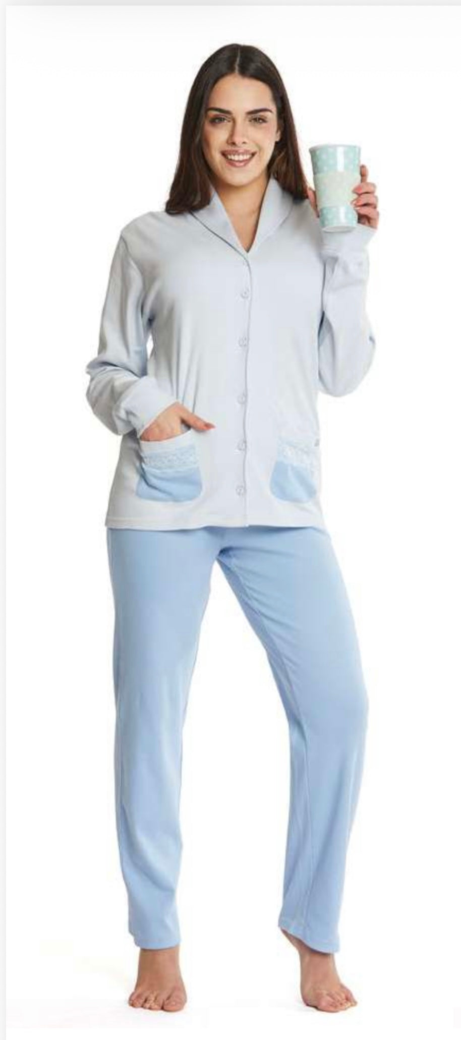 Pigiama donna Caldocotone Nazareno Gabrielli D6078