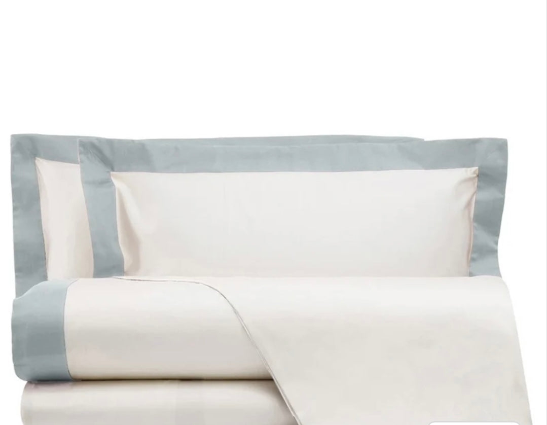 COMPLETO LENZUOLA MATRIMONIALE TANGO IN RASO BICOLOR - VIA ROMA 60
