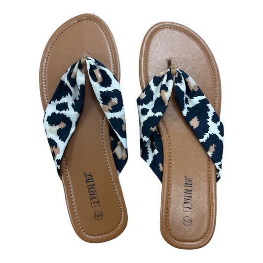 Sandalo donna papalina Animalier
