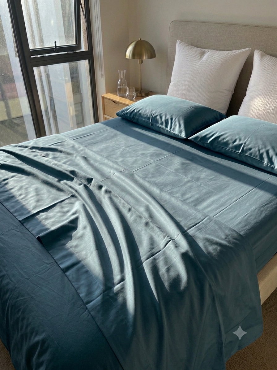 Completo letto percalle 220 fili ZAMBAITI Cora